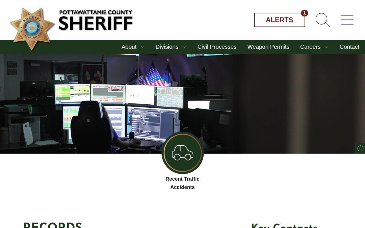 Pottawattamie County booking record and mugshot request policy